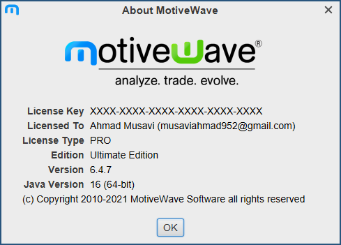 update crack MotiveWave 6.4.7